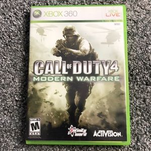 Call of Duty 4 Modern Warfare for X Box 360